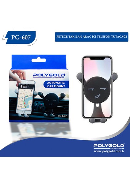 PG-607 Araç Universal Telefon Tutacağı