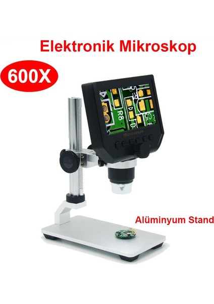 Triline 600X Dijital 4.3" LCD Ekranlı HD USB Mikroskop