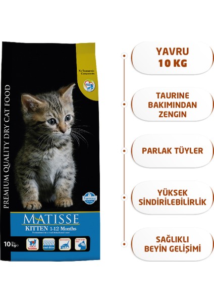 Kitten Kuru 10 Kg Yavru Kedi Maması