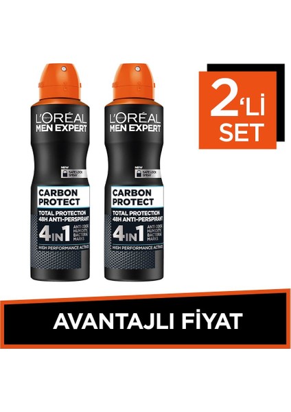 Carbon Protect Anti-Perspirant Deodorant Avantajlı Set