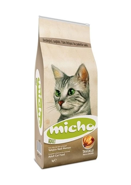 Tavuklu (Hamsi ve Pirinç eşliğinde) Yetişkin Kedi Maması 1,5Kg