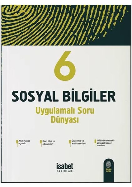 İsabet Yayınları 6. Sınıf Sosyal Bilgiler Uygulamalı Soru Dünyası