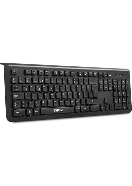 Presty KM-62 Siyah Kablosuz Q Multimedia Klavye + Mouse Set