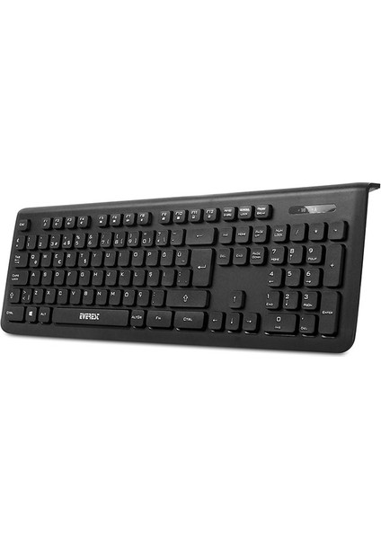 Presty KM-62 Siyah Kablosuz Q Multimedia Klavye + Mouse Set