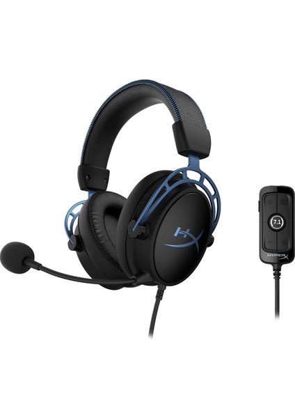 HyperX Cloud Alpha S Oyuncu Kulaklık Mavi HX-HSCAS-BL/WW