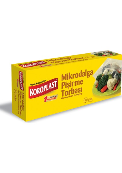 Mikrodalga Pişirme Torbası 10'lu