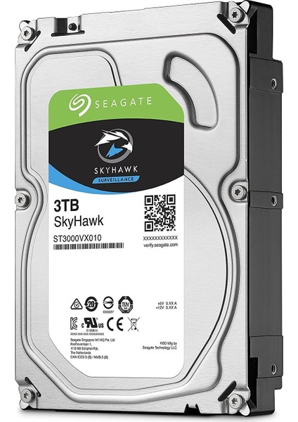SkyHawk 3TB 3.5" 256MB Cache Buffer Disk ST3000VX009