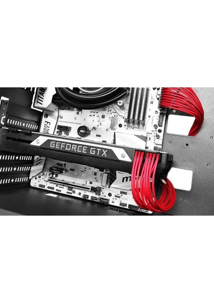 EC300-24P-RD Standart ATX PS2 Güç Kaynağı Uzatma Kablosu