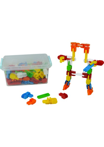 Eğitici Öğretici Robotik Puzzle 80 Parça