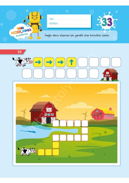 Çocuklar İçin Kodlama ve Algoritma Eğitim Seti