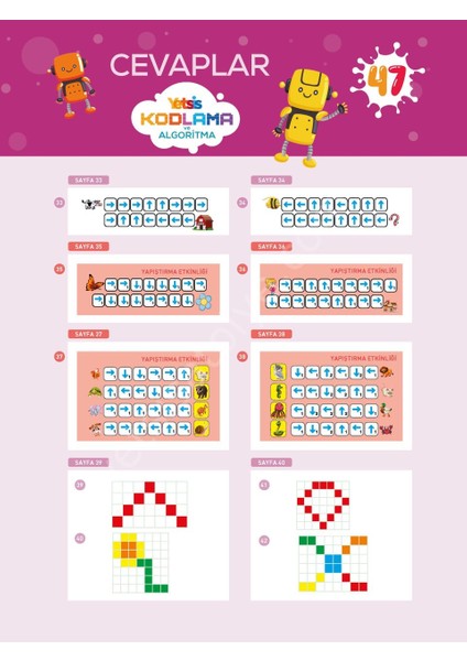 Çocuklar İçin Kodlama ve Algoritma Eğitim Seti