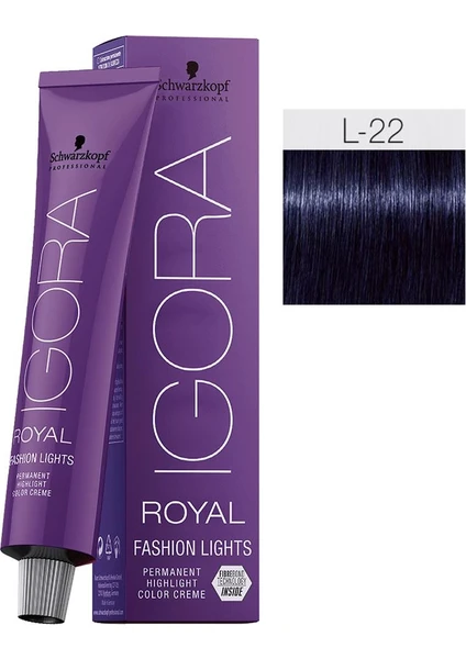 Igora Royal Fashion Lights L-22 Yoğun Küllü