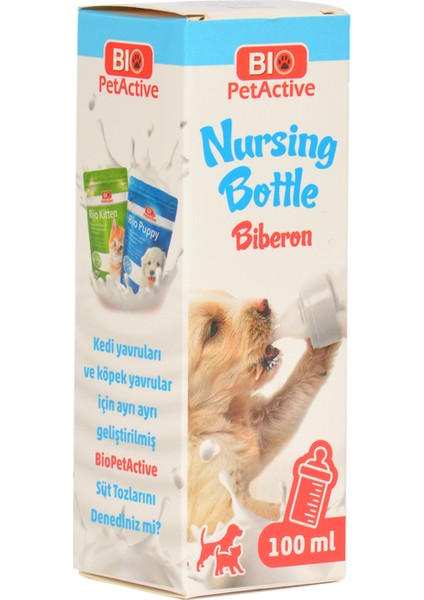 Pet Active Yavru Kedi ve Köpek Biberonu 100 ml