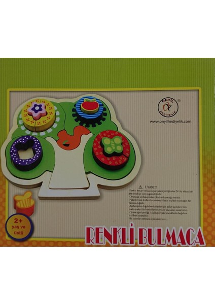 Eğitici Renkli Ahşap Bulmaca