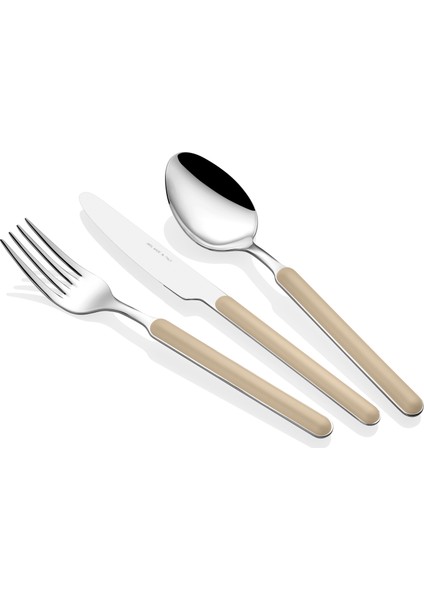 Rivadossi Sylt Krem 24 Parça Çatal Bıçak Takımı