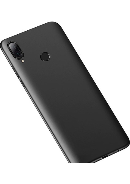 Meizu Note 9 Kamera Korumalı Fit Silikon Kılıf AL-31019 Siyah