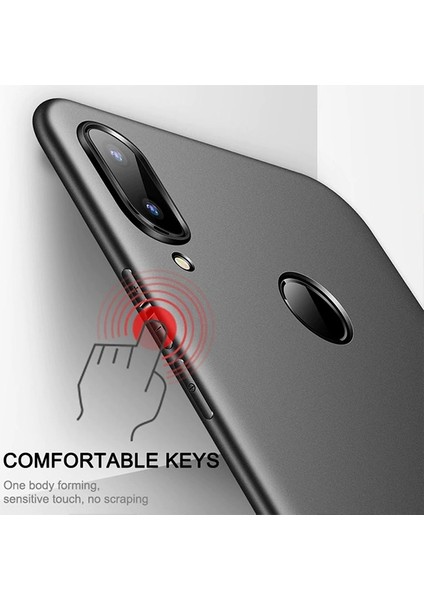 Meizu Note 9 Kamera Korumalı Fit Silikon Kılıf AL-31019 Siyah indirimleri