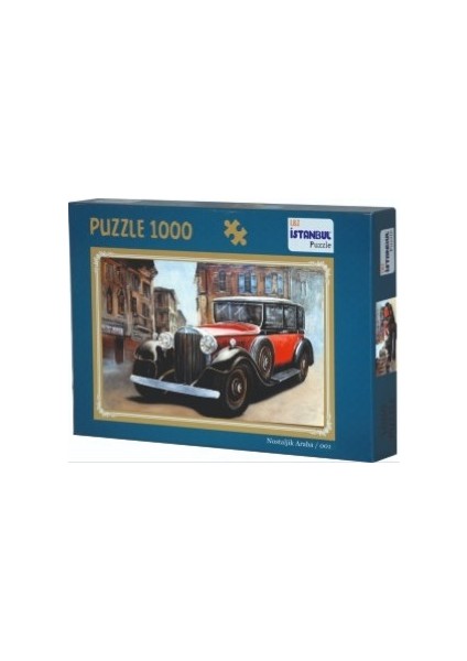 Nostaljik Araba 1000 Parça Puzzle