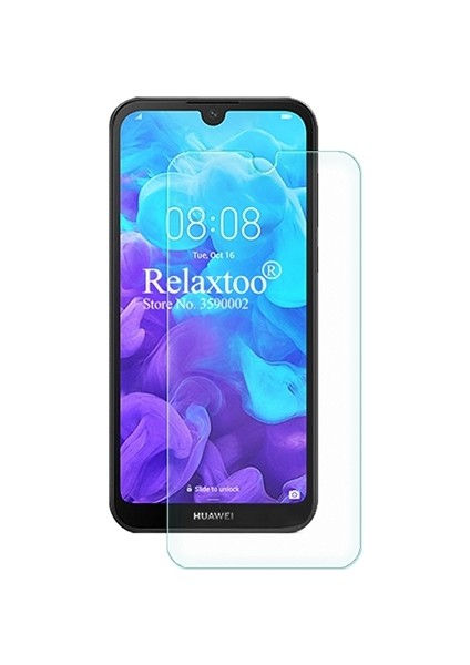 Huawei Y5 2019Tempered Cam Ekran Koruyucu AL-31057 Şeffaf fiyatları