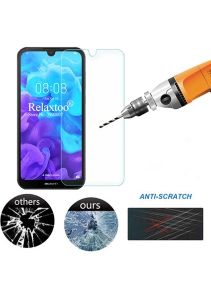 Huawei Y5 2019Tempered Cam Ekran Koruyucu AL-31057 Şeffaf modelleri