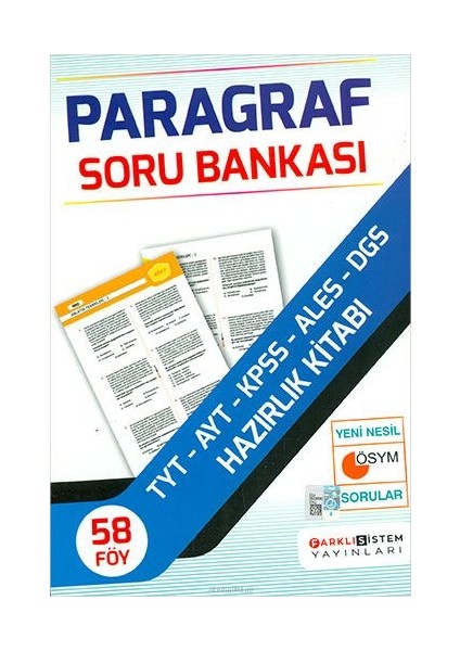 Farklı Sistem Paragraf Fasikül Soru Bankası
