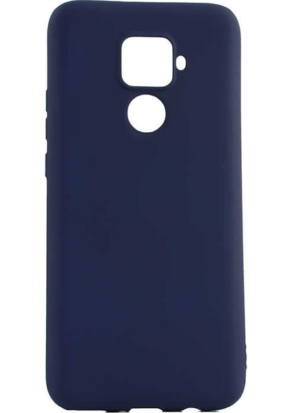 Case 4U Huawei Mate 30 Lite Kılıf Klasik Mat Renkli Yumuşak Premier Silikon Lacivert