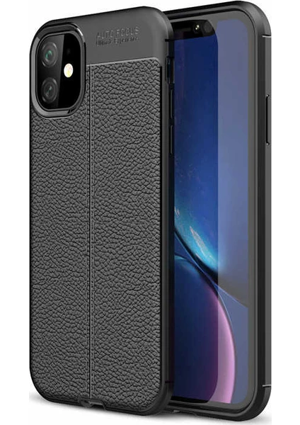 Case 4U Apple iPhone 11 Kılıf Darbeye Dayanıklı Niss Arka Kapak Siyah