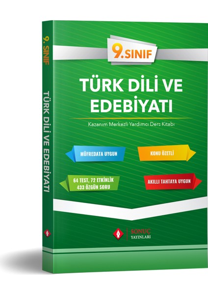 Sonuç Yayınları 9.Sınıf Türk Dili Edebiyatı Yardımcı Ders Kitabı 2020-2021