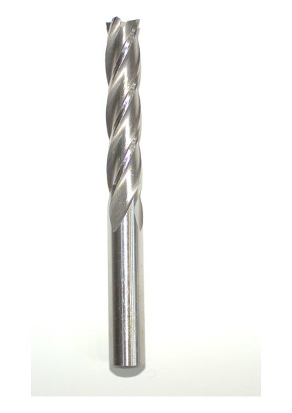 Uzun Hss Dört Ağızlı Parmak Freze 5 mm Şaft 6 mm
