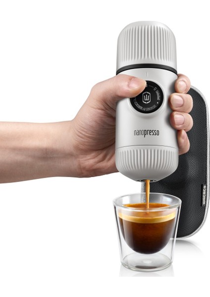 Nanopresso Manuel Espresso Makinesi Beyaz