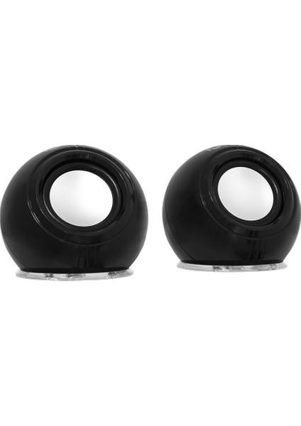 FS-2130U 2.0 RGB LED Stereo Speaker Siyah