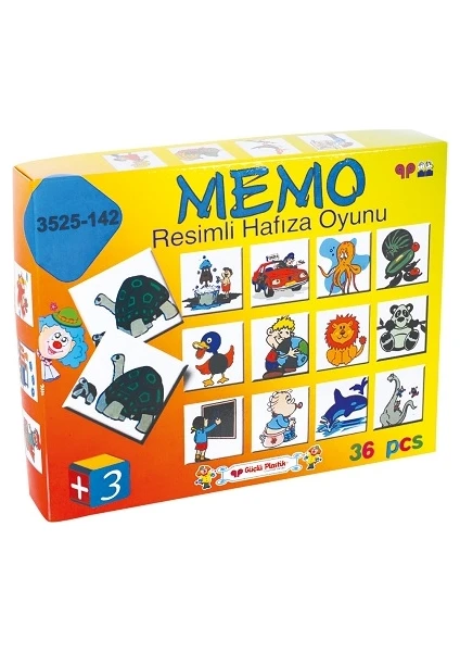 Güçlü Toys Memo Resimli Hafıza Oyunu 3525