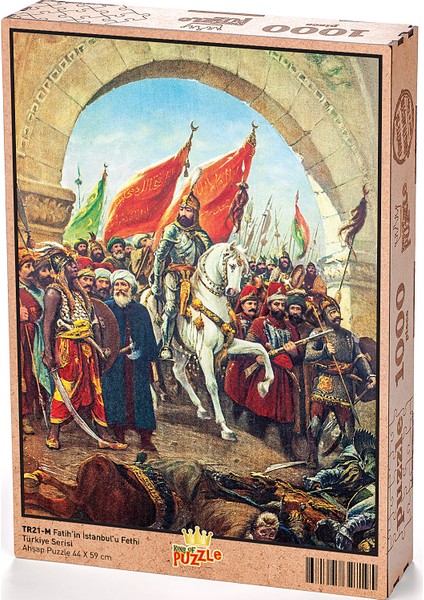 Fatih'in Istanbul'u Fethi Ahşap Puzzle 1000 Parça (TR21-M)