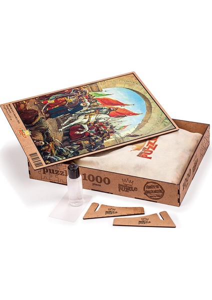 Fatih'in Istanbul'u Fethi Ahşap Puzzle 1000 Parça (TR21-M)