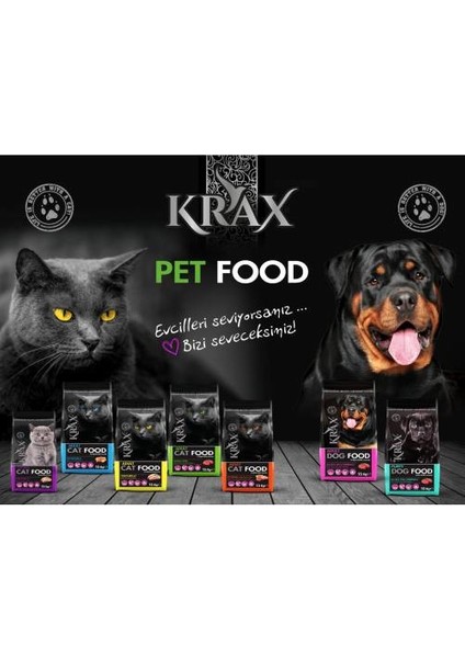Gurme Renkli Taneli Yetişkin Kedi Maması 15 kg