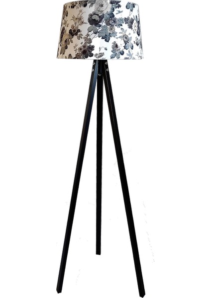 Beta 3 Ayak Serisi Tripod Lambader Gri Çiçekli Şapka Siyah Ayak