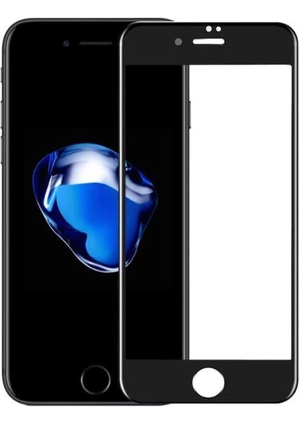 Apple iPhone 6/6S Ekran Koruyucu Tam Kapatan 9H Temperli Cam Siyah
