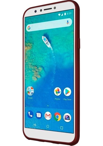 General Mobile GM 8 Kılıf Premium Mat Silikon Kılıf + Esnek Nano Cam Altın modelleri