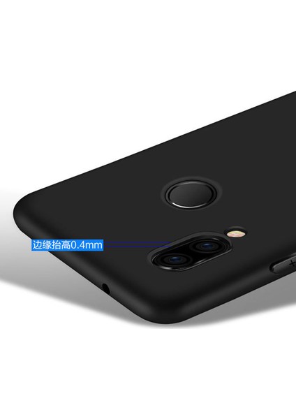 Huawei P20 Lite Kılıf Premier Mat Silikon Kılıf Kadife Dokulu Siyah fiyatları