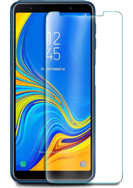 Samsung Galaxy A9 2018 Esnek Nano Cam Ekran koruyucu Cam Şeffaf