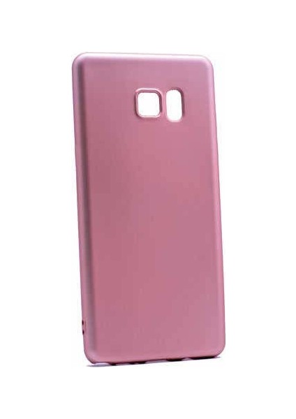 Samsung Galaxy Note Fan Edition FE Kılıf Mat Silikon Kılıf Kapak Rose Gold