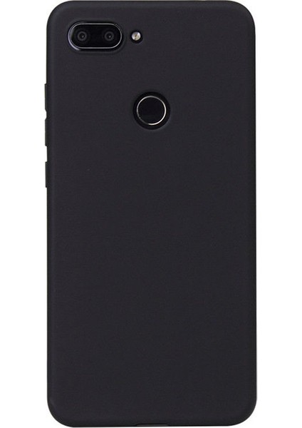 Xiaomi Mi 8 Lite Kılıf Premier Mat Esnek Silikon Kılıf + Esnek Nano Cam Siyah