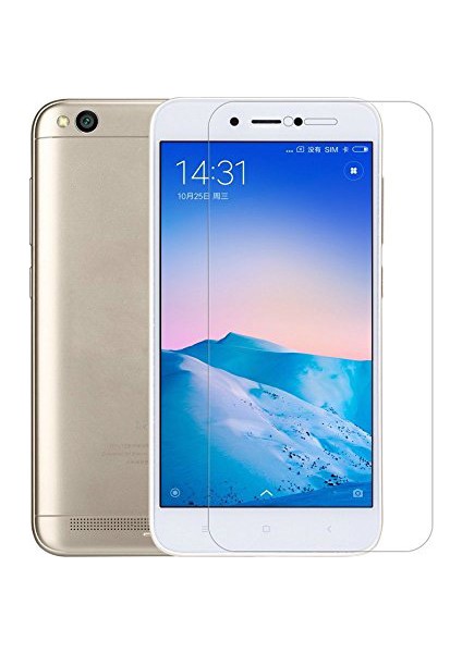 Xiaomi Redmi 5A Silikon Kılıf + Temperli Cam Şeffaf