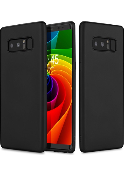 Samsung Galaxy Note 8 Premier Silikon Kılıf Slim Fit Case Kamera Korumalı Siyah fiyatları