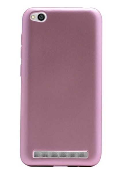 Xiaomi Redmi 5A Kılıf Premier Mat Silikon Kılıf Slim Fit + Nano Cam Rose Gold