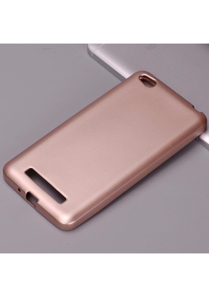 Xiaomi Redmi 5A Kılıf Premier Mat Silikon Kılıf Slim Fit + Nano Cam Rose Gold