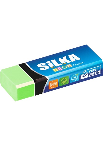 SİLKA NEON SİLGİ - 4 RENK (20'Lİ KUTU)