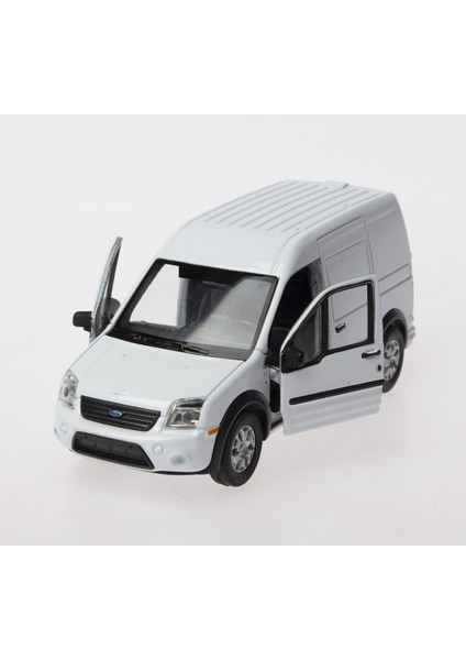 1:36 Diecast Çek-Bırak Ford Transit Connect -Beyaz modelleri