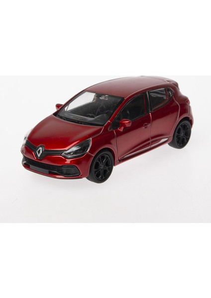 1:36 Ölçek Diecast Çek-Bırak Renault Clio Rs -Kırmızı