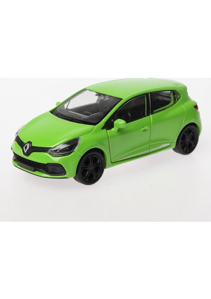 1:36 Ölçek Diecast Çek-Bırak Renault Clio Rs -Yeşil